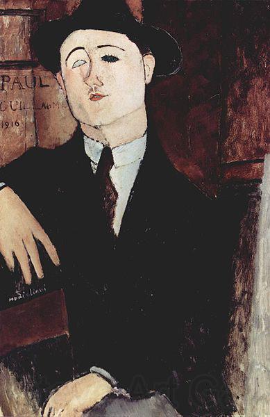 Amedeo Modigliani Portrat des Paul Guillaume Norge oil painting art